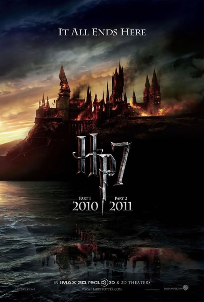 harry potter and the deathly hallows part 1 2010 poster. harry potter 7 poster part 2.