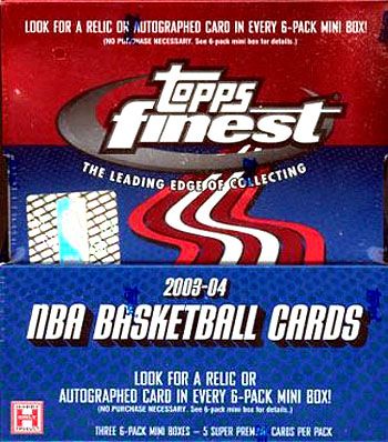 2003/04 Topps Finest Basketball Hobby Box