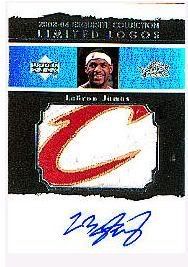 2003/04 Exquisite LeBron James Basketball Limited Logo's /75