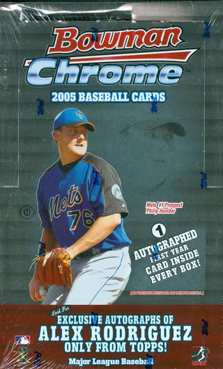 2005 Bowman First Edition Baseball Hobby Box