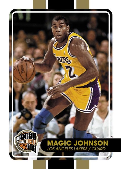 09-10 Panini Hall of Fame Magic Johnson Base Card