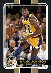 09-10 Panini Hall of Fame Magic Johnson Common Black