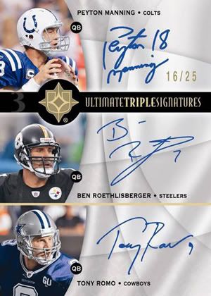 Ultimate Collection Football Triple Auto