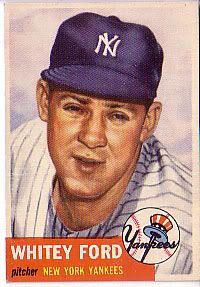 1953 Topps Baseball Whitey Ford