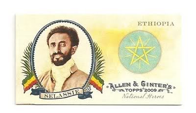 Selassie Topps Allen & Ginter Selassie Topps Allen & Ginter
