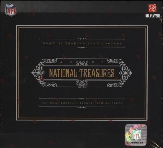 2008 Playoff National Treasures Football Box