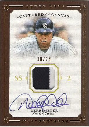 Derek Jeter Jersey Autograph Cards