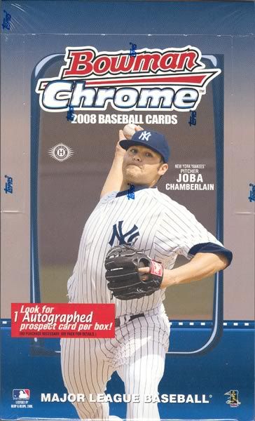 2008 Bowman Chrome Hobby Box