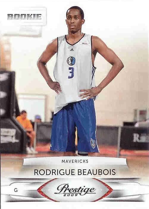 Rodrigue Beaubois 2009/10 Panini Prestige Basketball RC Card