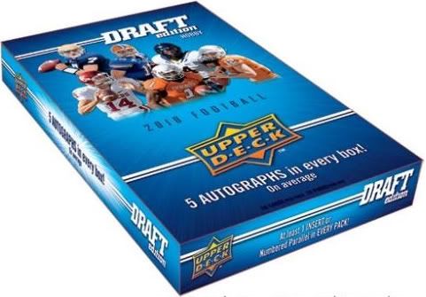 2010 Upper Deck UD Draft Football Box