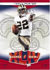2010 Donruss Elite Tracy Porter Super Bowl Card