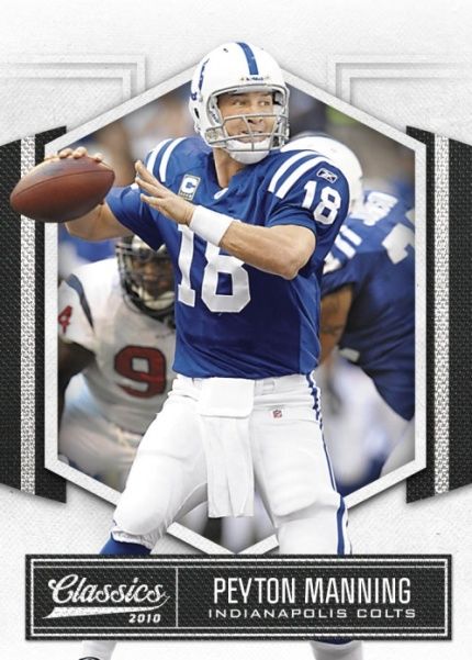 2010 Panini Classics Peyton Manning Base Card