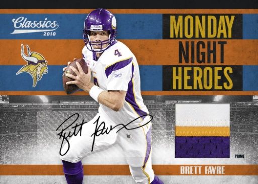 2010 Panini Classics Monday Night Heroes Brett Favre