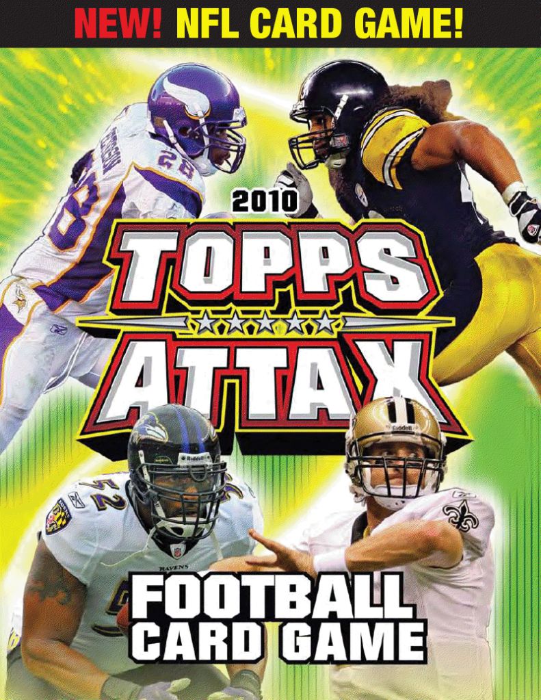 2010 Topps NFL Attax Football Box Checklist