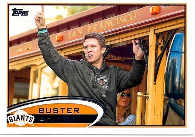 2012 Topps Series 2 Buster Posey Sp Variation Card