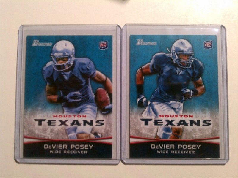 2012 Bowman Football DeVier Posey Sp Rookie Variation