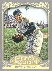 2012 Topps Gypsy Queen Mickey Mantle Base Card