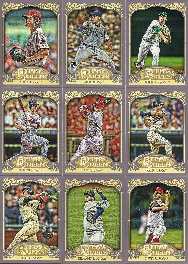 2012 Topps Gypsy Queen Joey Votto Base Card