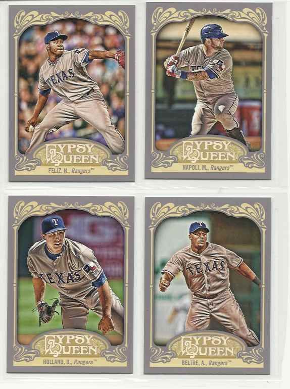 2012 Topps Gypsy Queen Mike Napoli Base Card