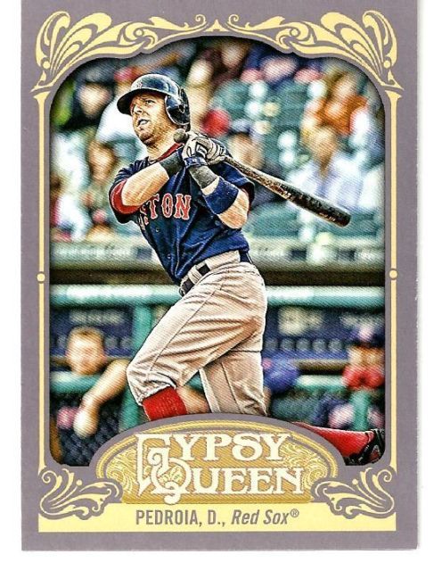 2012 Topps Gypsy Queen Dustin Pedroia Sp Varitaion Card