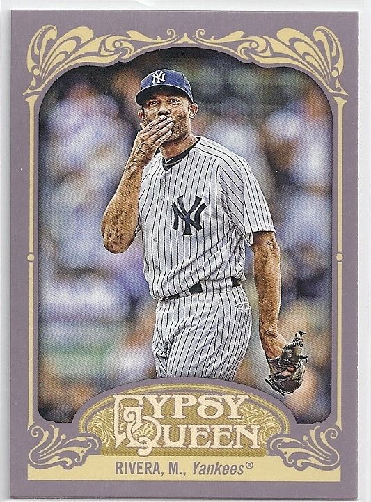 2012 Topps Gypsy Queen Mariano Rivera Sp Variation Card
