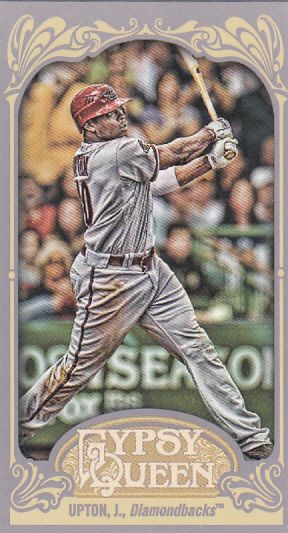 2012 Topps Gypsy Queen Justin Upton Base Mini
