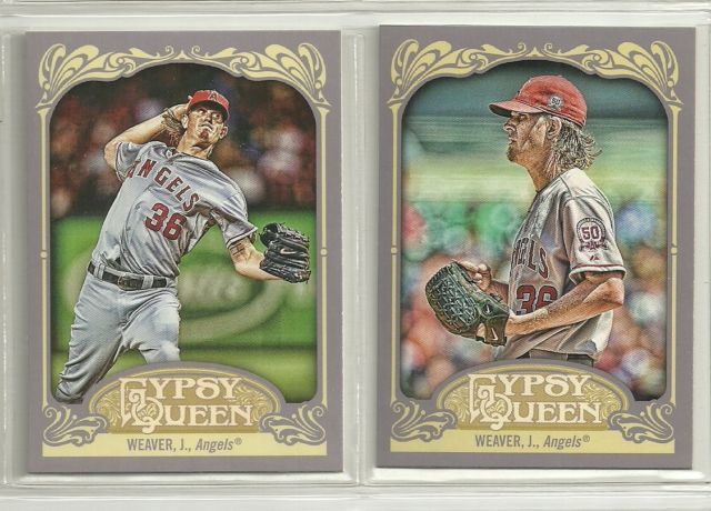 2012 Topps Gypsy Queen Weaver Sp Photo Variation