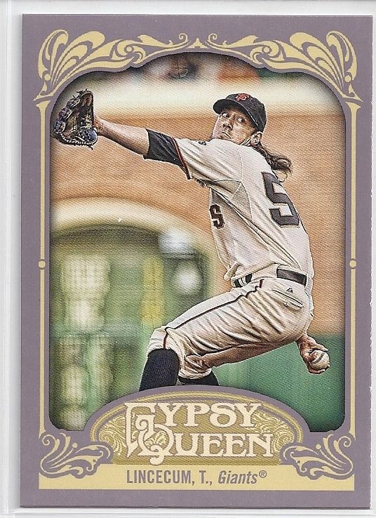 2012 Topps Gypsy Queen Tim Lincecum Sp Photo Variation
