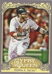 2012 Topps Gypsy Queen Dustin Pedroia Base Card