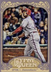 2012 Topps Gypsy Queen Justin Upton Sp Photo Variation
