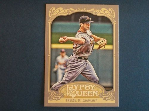 2012 Topps Gypsy Queen David Freese Sp Photo Variation Card