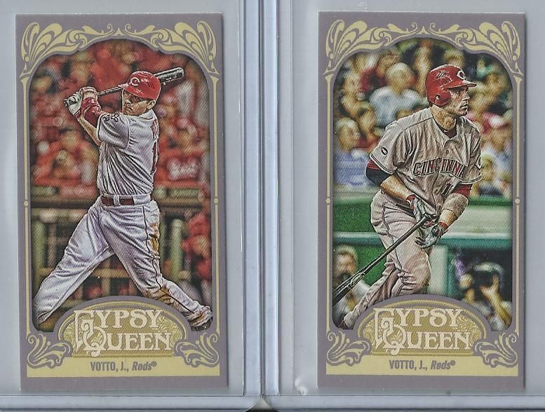 2012 Topps Gypsy Queen Joey Votto Mini Variation