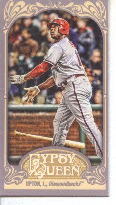 2012 Topps Gypsy Queen Justin Upton Sp Mini