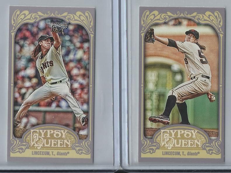 2012 Topps Gypsy Queen Tim Lincecum Mini Variation