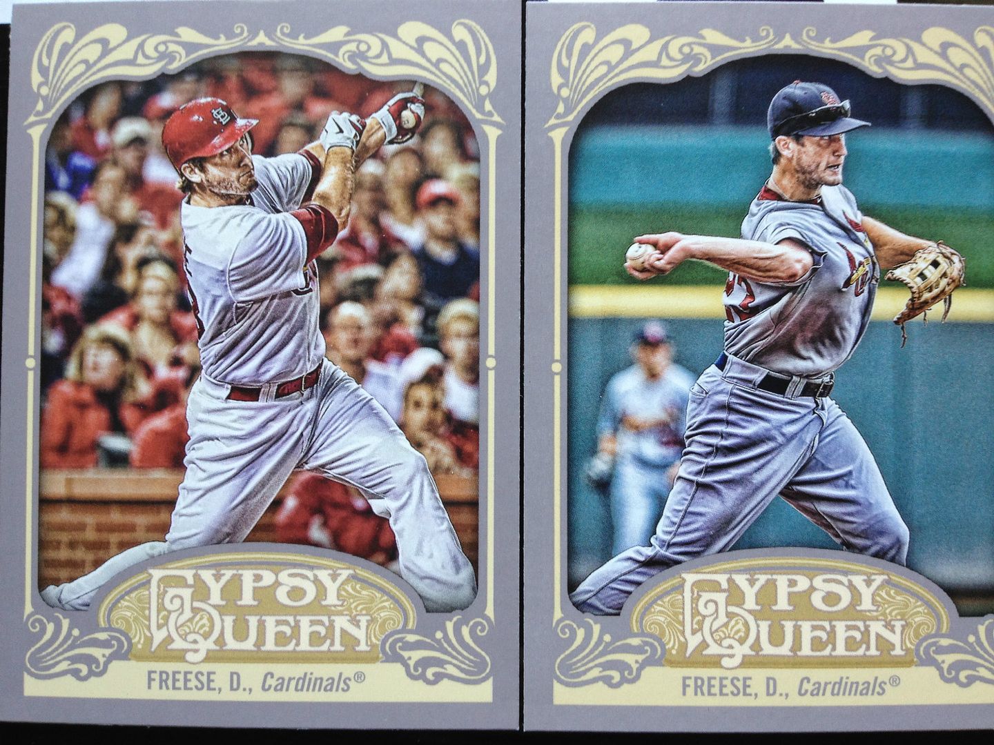 2012 Topps Gypsy Queen David Freese Base Card