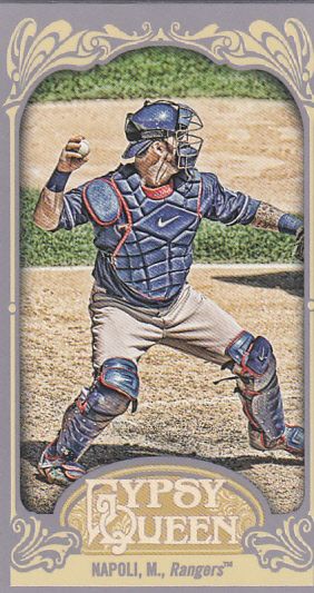 2012 Topps Gypsy Queen Mike Napoli Mini Sp
