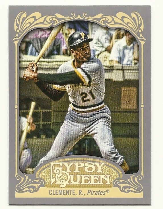 2012 Topps Gypsy Queen Roberto Clemente Sp Photo Variation