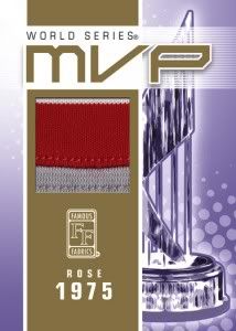 Famous Fabrics Pete Rose MVP