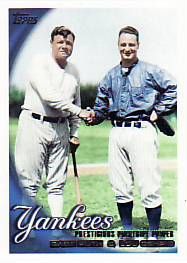 2010 Topps Series 2 Yankees Legacy Card