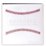 White Stitched Baseball Binder