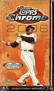 2006 Topps Chrome Baseball Hobby Box