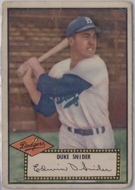 Duke Snider #37 1952 Topps