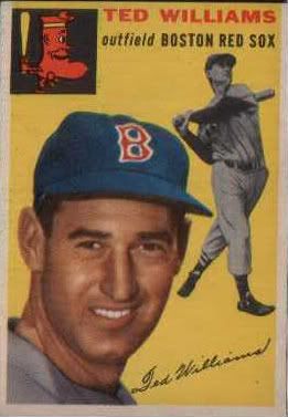 1954 Topps Baseball Ted Williams #250