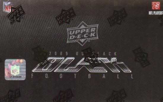 2009 Upper Deck UD Black Football Hobby Box