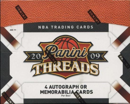 09/10 Panini Threads Basketball Box Checklist