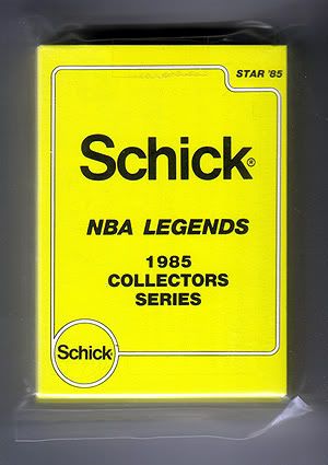 1985 Star Basketball Schick NBA Legends Collectors Series Complete Set