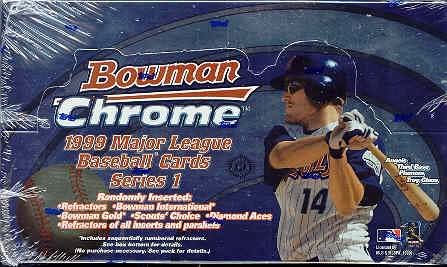 1999 Bowman Chrome Baseball Box Series 1