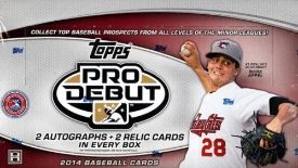 2014 Topps Pro Debut Baseball Box
