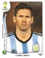 2014 Fifa World Cup Lionel Messi Sticker