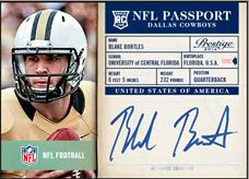 2014 Panini Prestige Blake Bortles NFL Passport